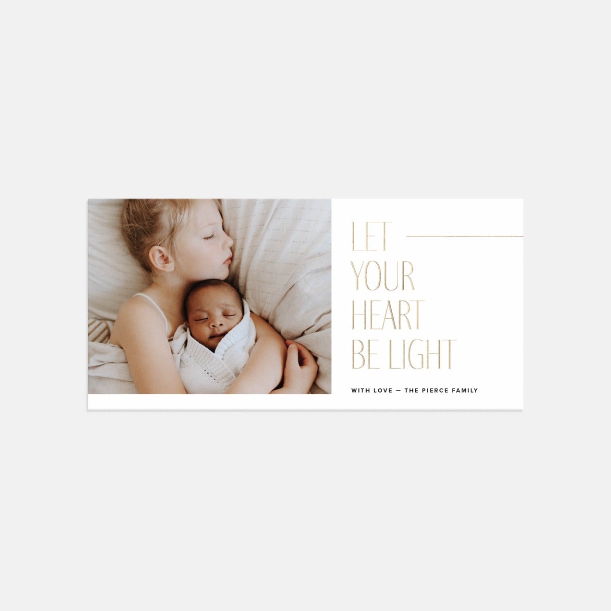 Be Light Holiday Card by Artifact Uprising | Cards