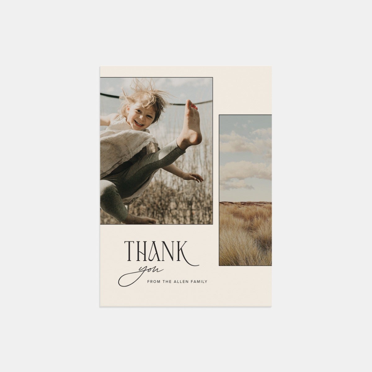 Aesthetic Thank You Card by Artifact Uprising | Cards