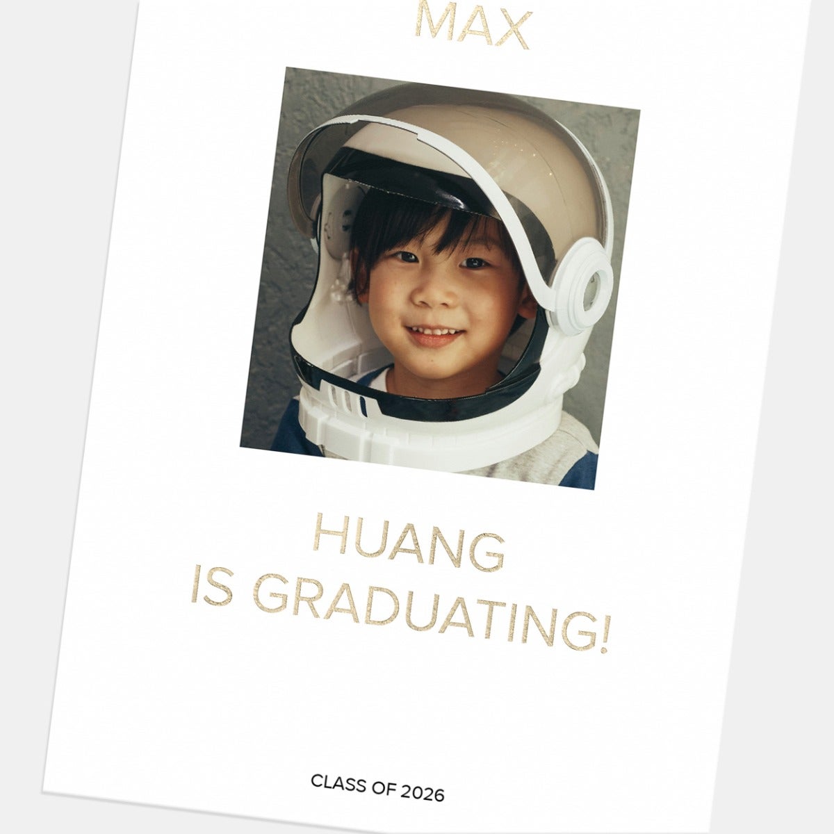 Minimalist Graduation Announcement by Artifact Uprising | Cards