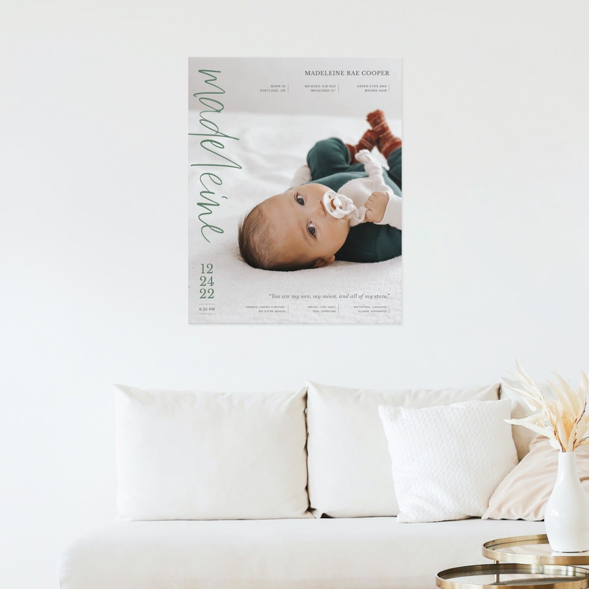 Baby's First Poster Print by Artifact Uprising | Prints