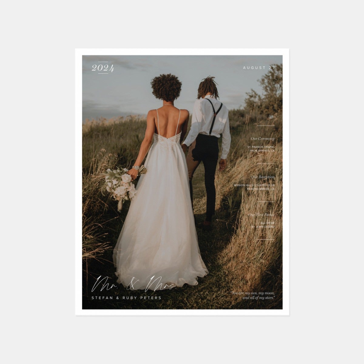 Our Big Day Poster Print by Artifact Uprising | Prints