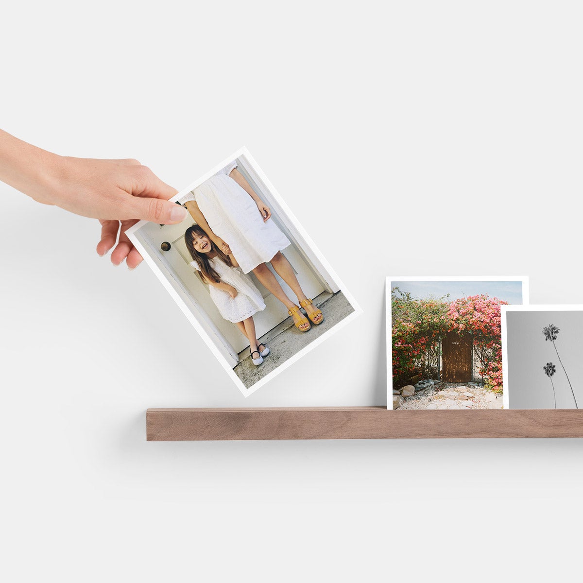 Wooden Photo Ledge