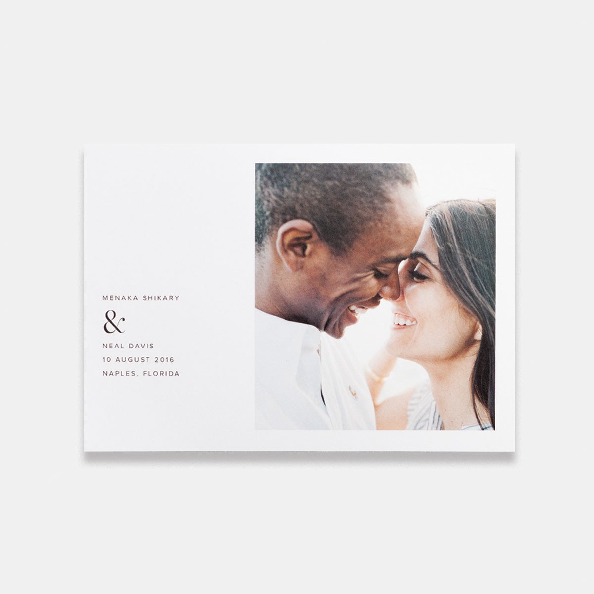 Simple Save The Date Photo Card by Artifact Uprising | Cards