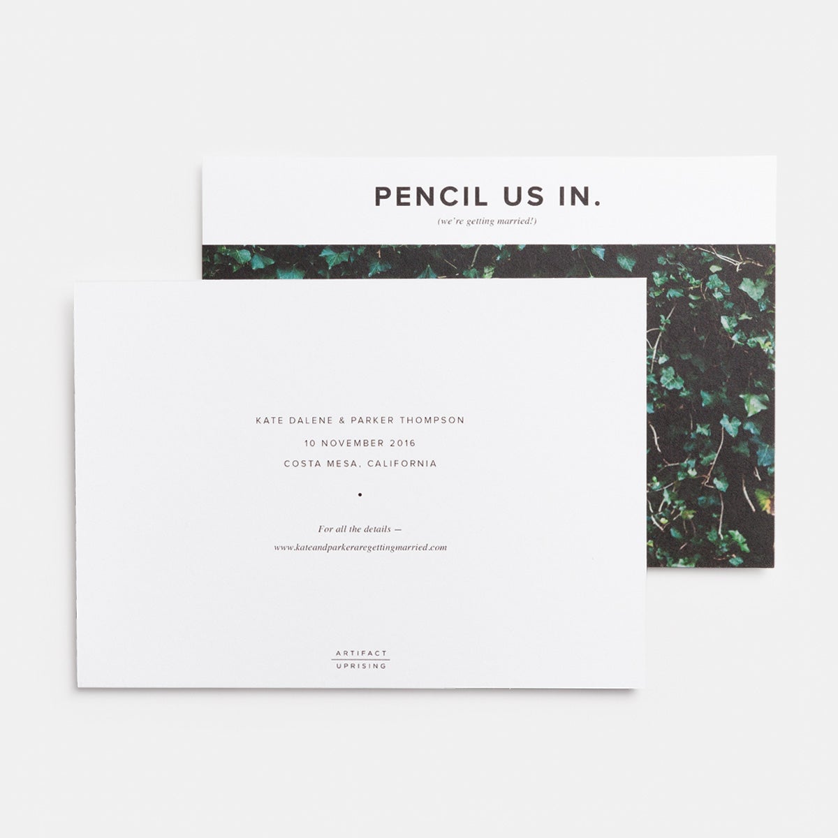 Pencil Us In Save The Date by Artifact Uprising | Cards