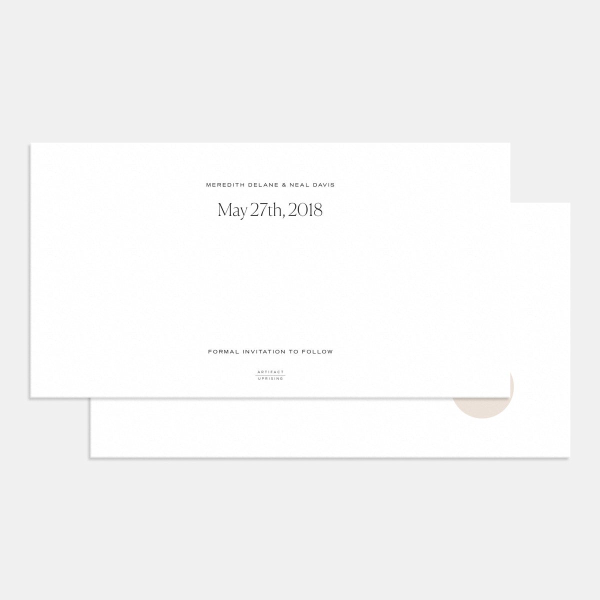 Geometric Save the Date by Artifact Uprising | Cards